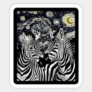 Zebra Wilderness Warriors Sticker